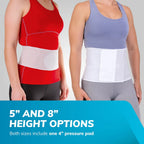 Hernia Support Belt Removable Silicone Pad & Anti-Roll Stays