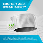 Hernia Support Belt Removable Silicone Pad & Hook Closure