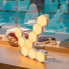 Hexagon LED Wall Panels App-Controlled & Music-Synced USB-Powered