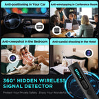 Hidden Camera Detector RF & Magnetic 25-Hour Battery