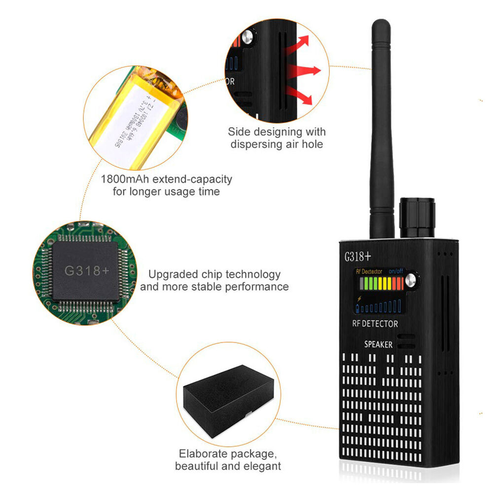 Hidden Camera & GPS Detector Compact Multi-Frequency