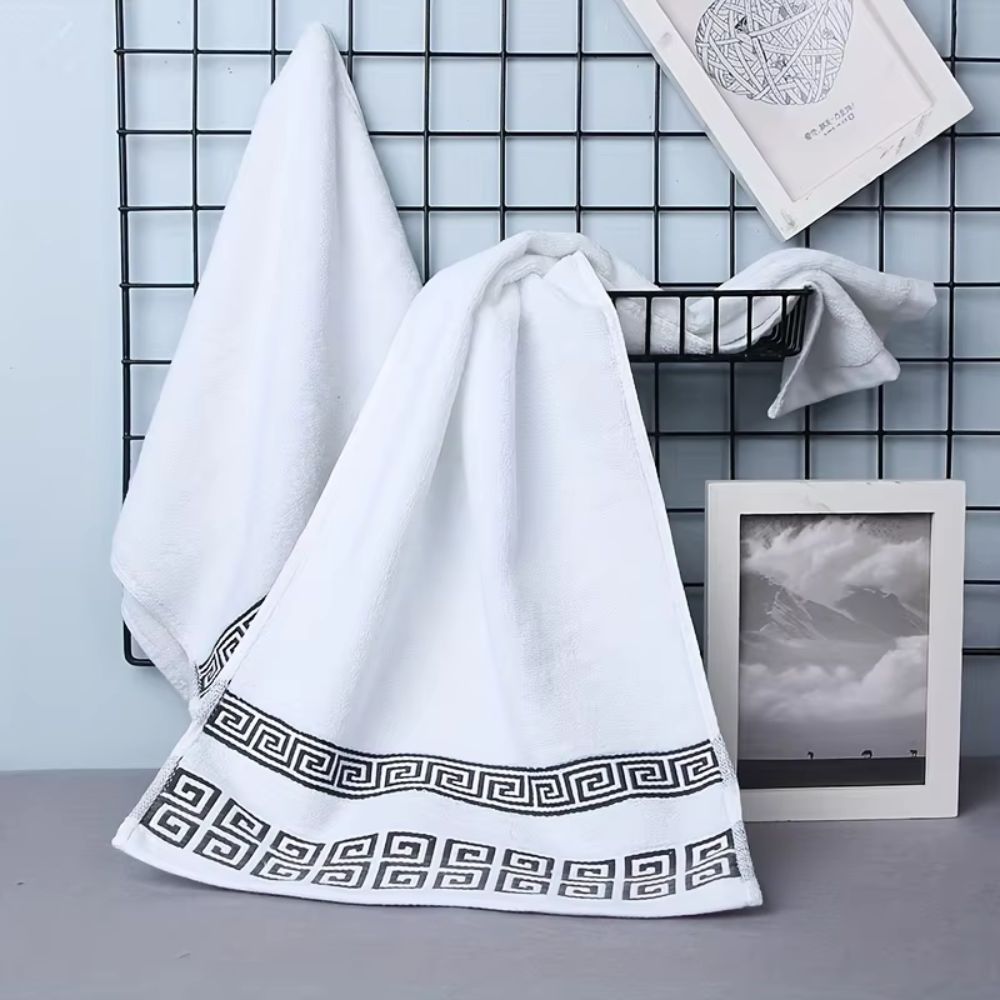 High-Absorbency Cotton Bath Towel Set (2-Piece)