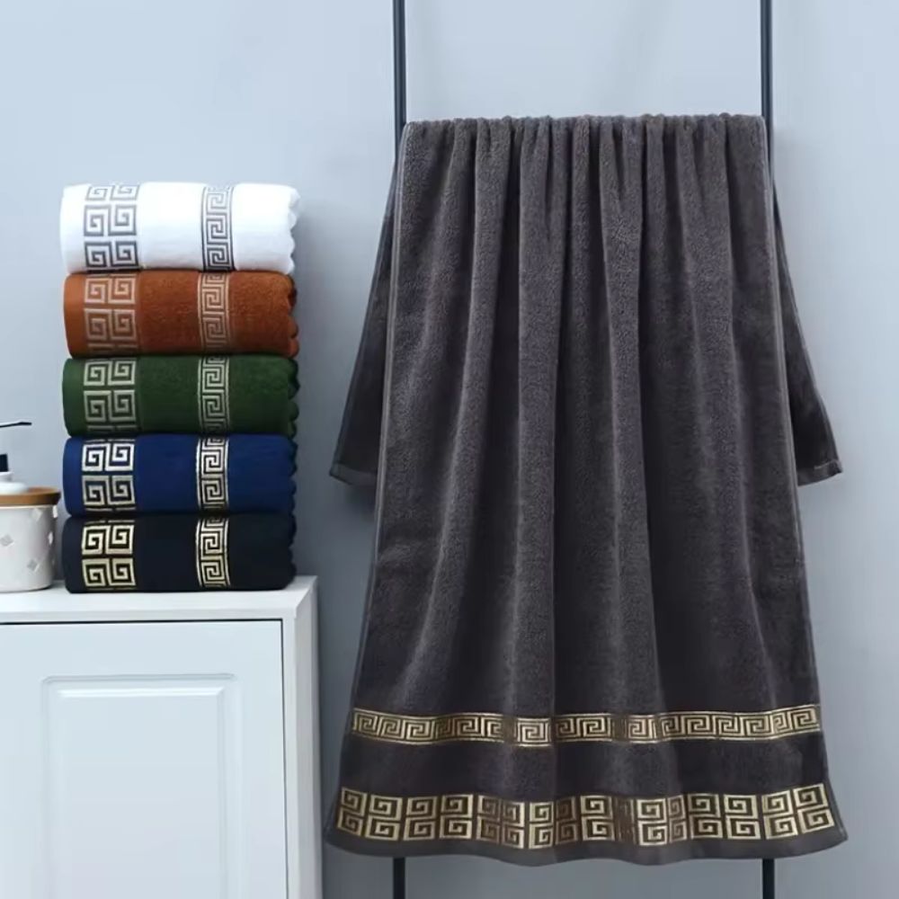 High-Absorbency Cotton Bath Towel Set (2-Piece)