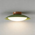High-CRI Mid-Century Integrated LED Flush Mount Ceiling Light