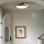 High-CRI Mid-Century Integrated LED Flush Mount Ceiling Light