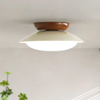 High-CRI Mid-Century Integrated LED Flush Mount Ceiling Light