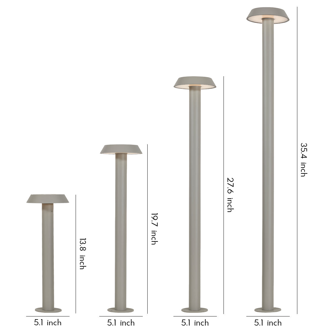 High-CRI Ra90 IP65 Aluminum Path Light (Multiple Heights)