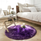 High-Density Velvet Non-Slip Round Rug