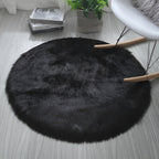 High-Density Velvet Non-Slip Round Rug