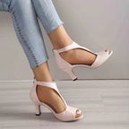 High-Heel Pumps Orthopedic Cushioned Insole Closed-Toe