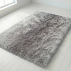 High-Pile Rug 4 cm Pile Anti-Slip Felt Machine Washable
