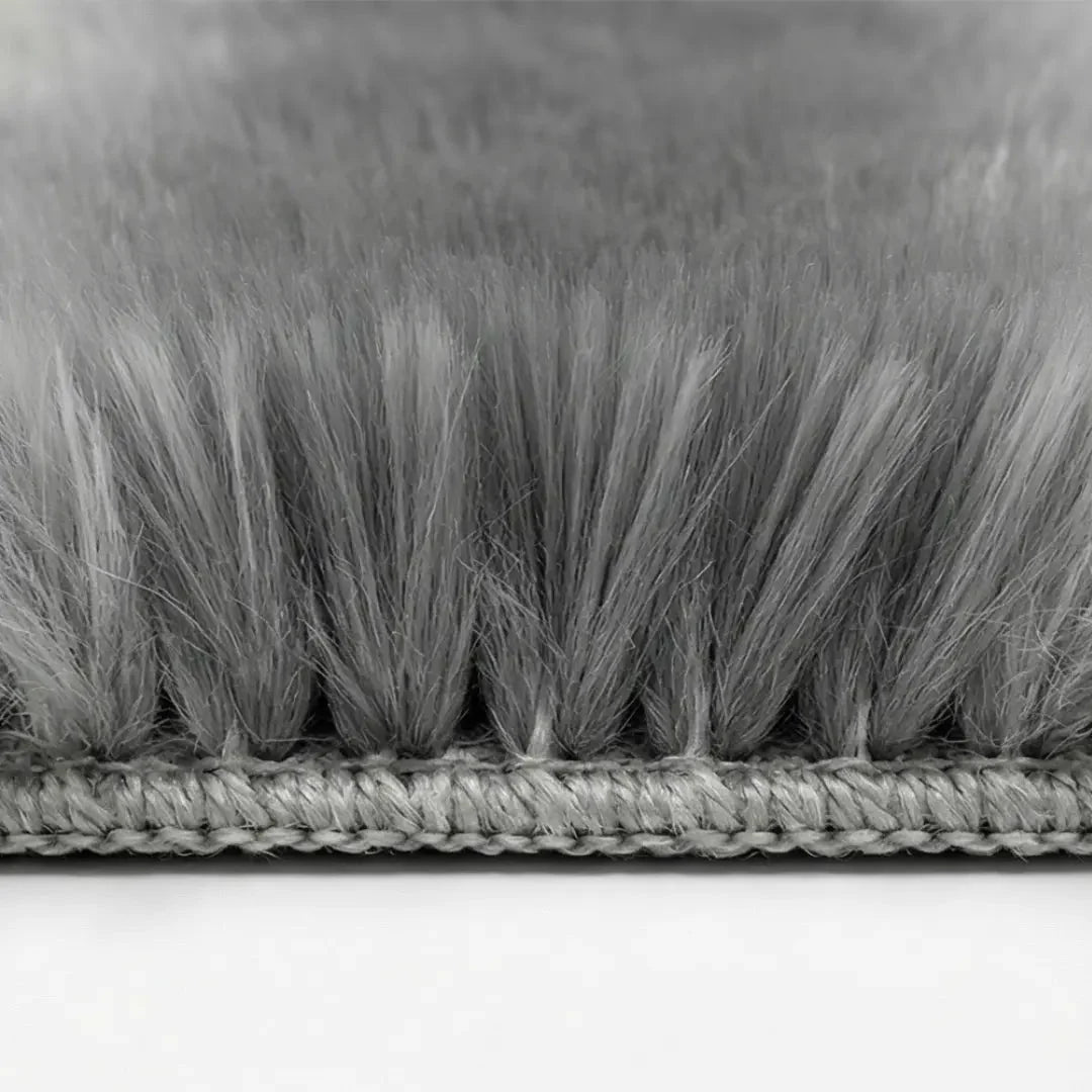 High-Pile Rug 4 cm Pile Anti-Slip Felt Machine Washable