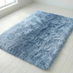 High-Pile Rug 4 cm Pile Anti-Slip Felt Machine Washable