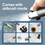 High-Pressure Single-Button Handheld Shower Head (No-Drill Mount)
