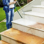 High-Pressure Washer Wand 33-Foot Reach Dual Brass Nozzles