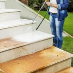 High-Pressure Washer Wand 33-Foot Reach Dual Brass Nozzles