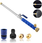 High-Pressure Washer Wand 33-Foot Reach Dual Brass Nozzles