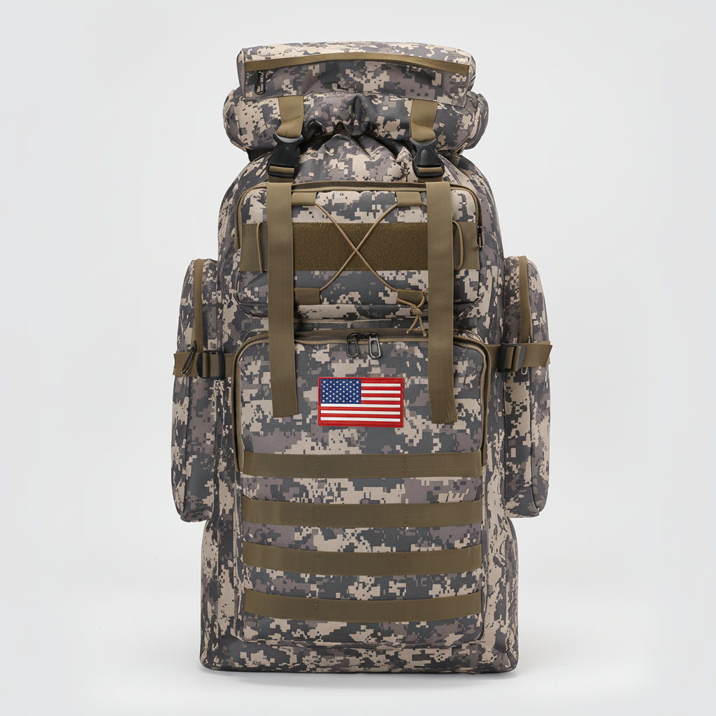 Hiking Backpack 40L Capacity Padded Straps & Durable Fabric