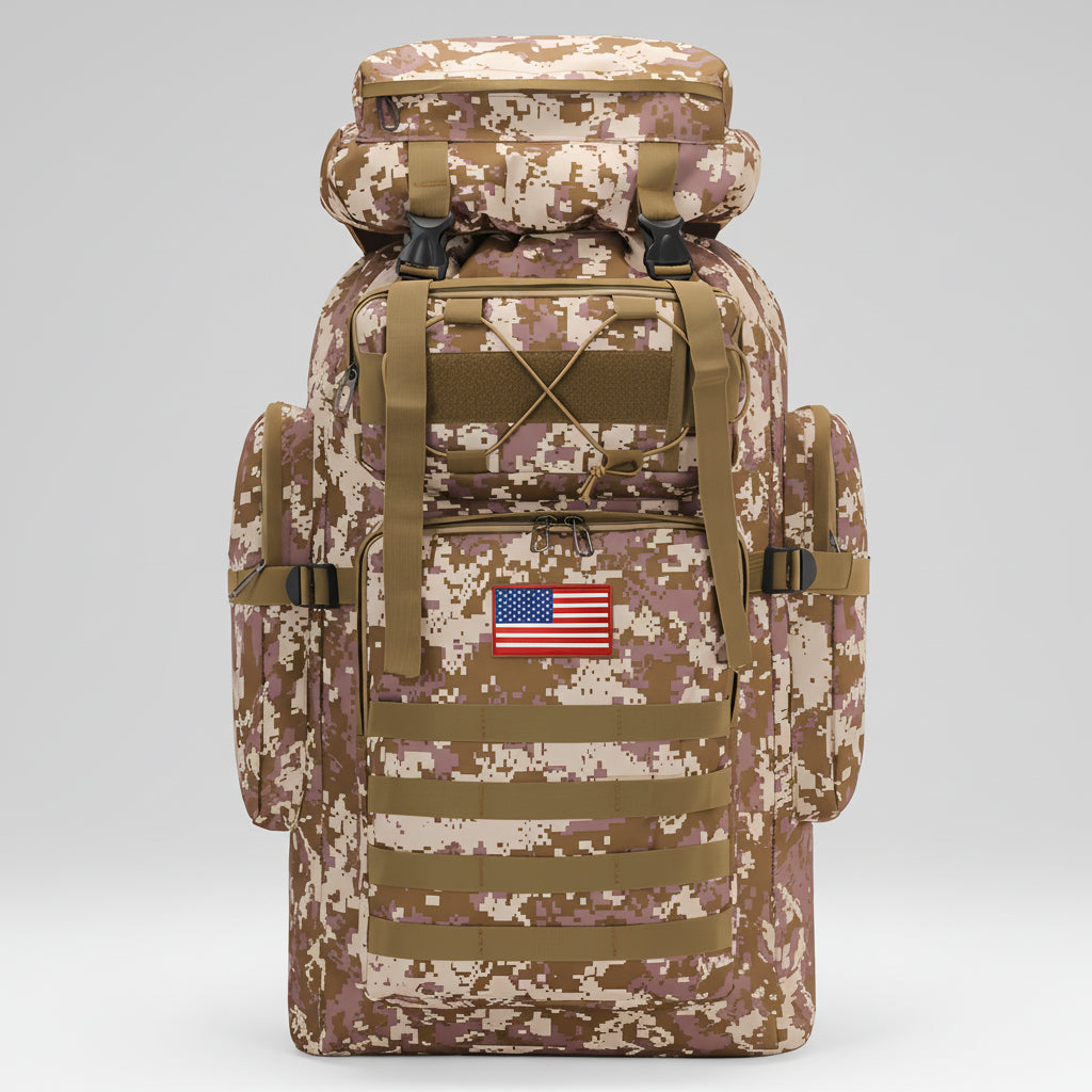 Hiking Backpack 40L Capacity Padded Straps & Durable Fabric