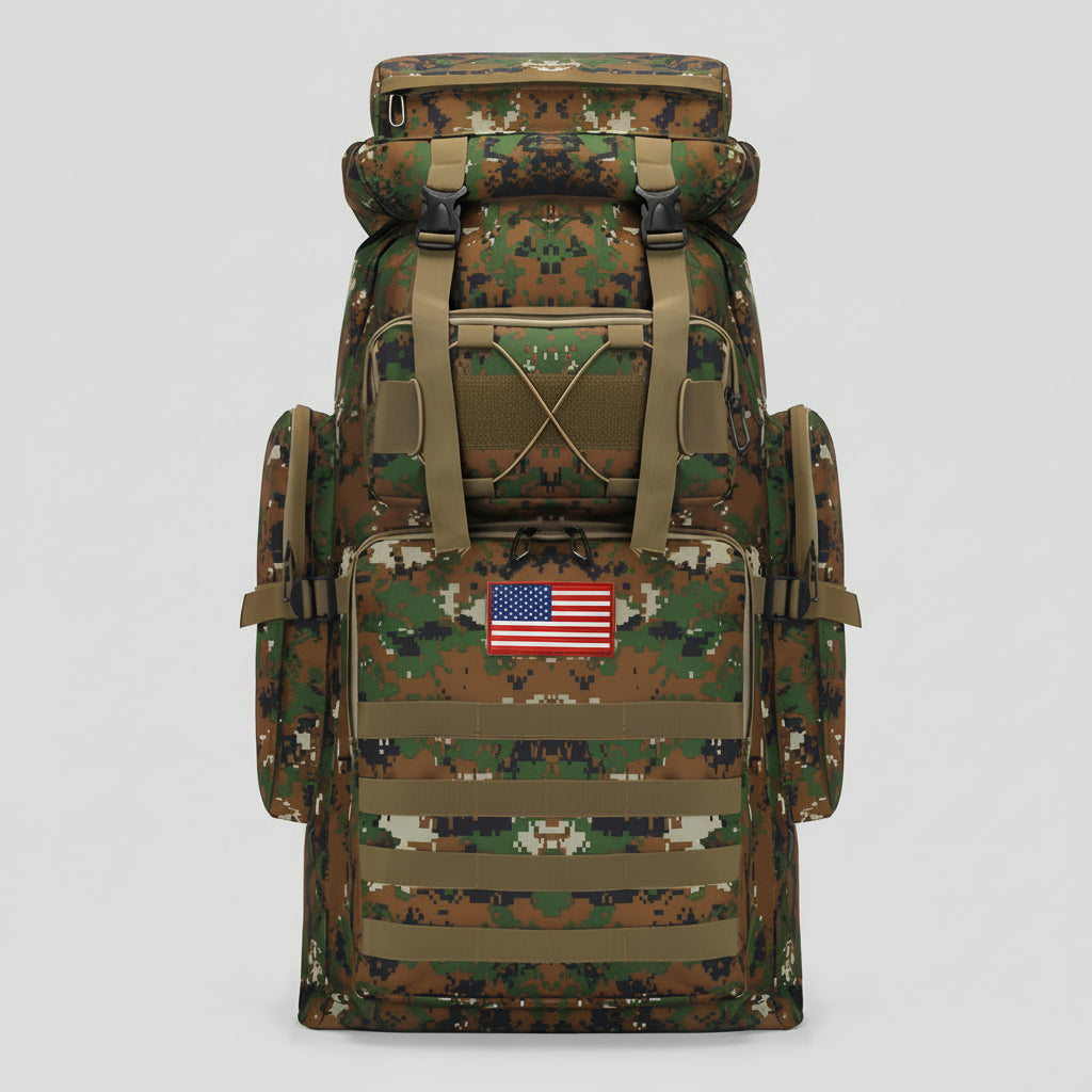 Hiking Backpack 40L Durable Fabric Comfortable Fit
