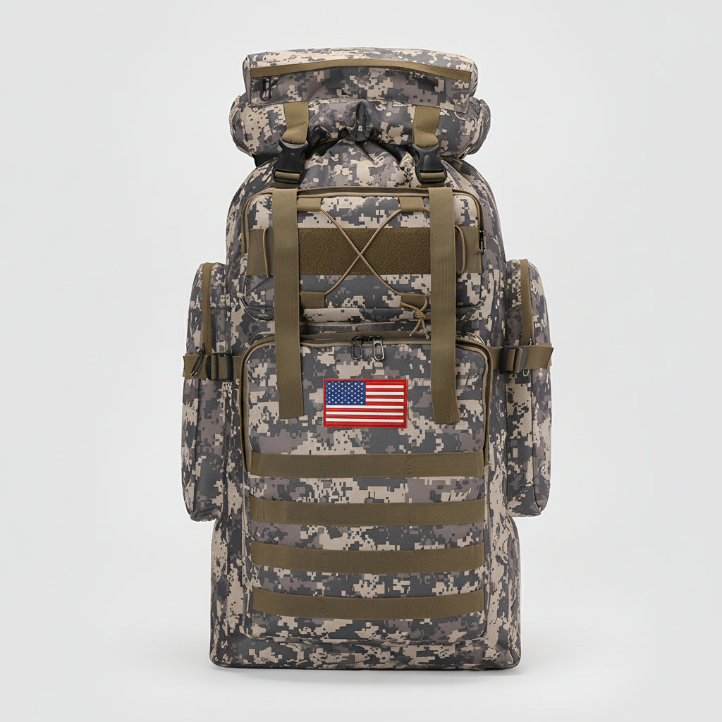 Hiking Backpack 40L Durable Fabric Comfortable Fit