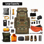 Hiking Backpack 40L Durable Fabric Comfortable Fit
