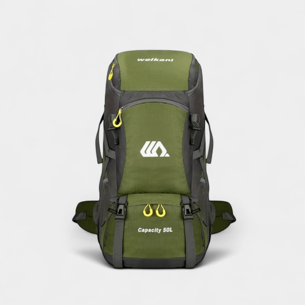 Hiking Backpack 50L Breathable Back Support & Shoe Compartment