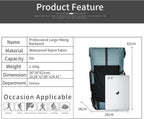 Hiking Backpack 50L Water-Resistant Breathable Back Support
