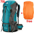 Hiking Backpack 70L Waterproof Rain Cover