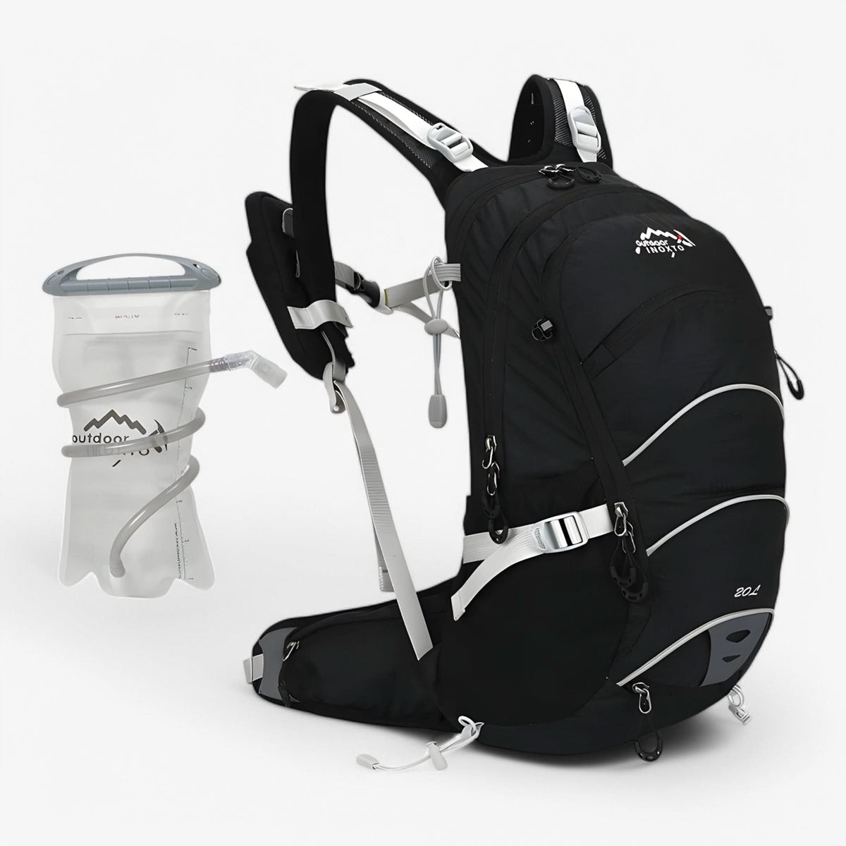 Hiking Backpack Water-Repellent Nylon 20L Ergonomic Fit