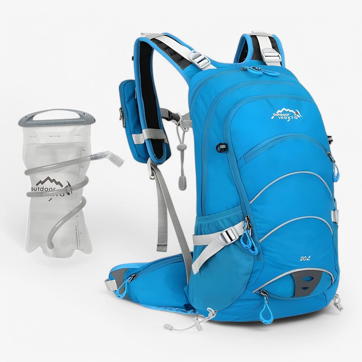 Hiking Backpack Water-Repellent Nylon 20L Ergonomic Fit