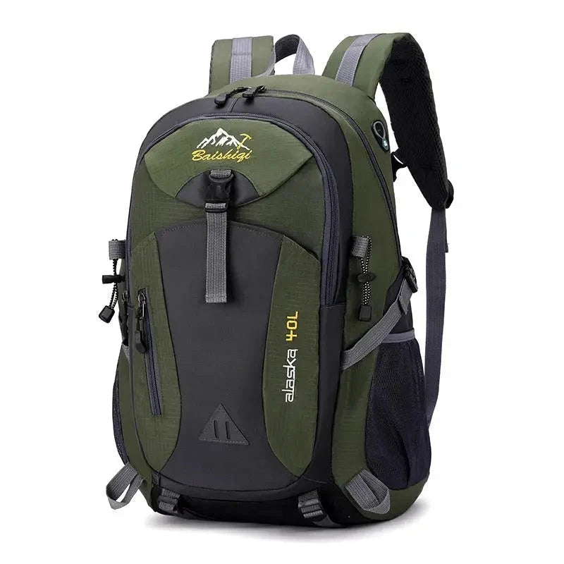 Hiking Backpack Waterproof 40L Ergonomic Back Panel