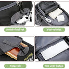 Hiking Backpack Waterproof 40L Ergonomic Back Panel