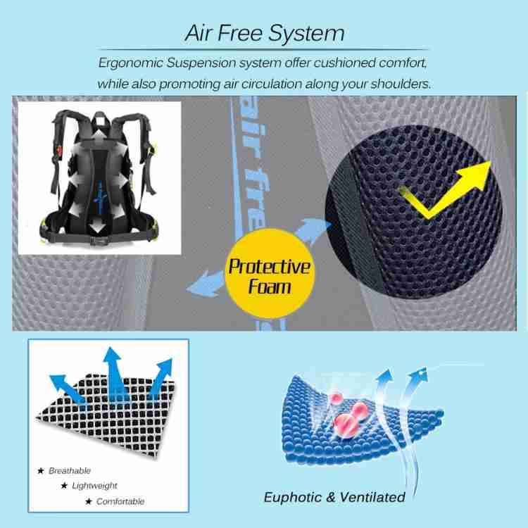 Hiking Backpack Waterproof Ergonomic & Breathable 40L Capacity