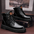 Hiking Boots Adjustable Lacing & Lugged Outsole