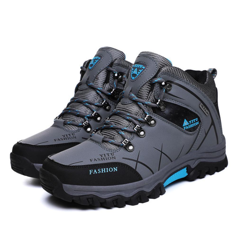 Hiking Boots Waterproof & Fleece-Lined Non-Slip Rubber Sole