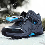 Hiking Boots Waterproof & Fleece-Lined Non-Slip Rubber Sole