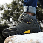 Hiking Boots Waterproof & Fleece-Lined Non-Slip Rubber Sole