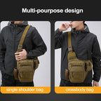Hiking Chest Bag Water-Resistant 600D Oxford MOLLE & Mesh