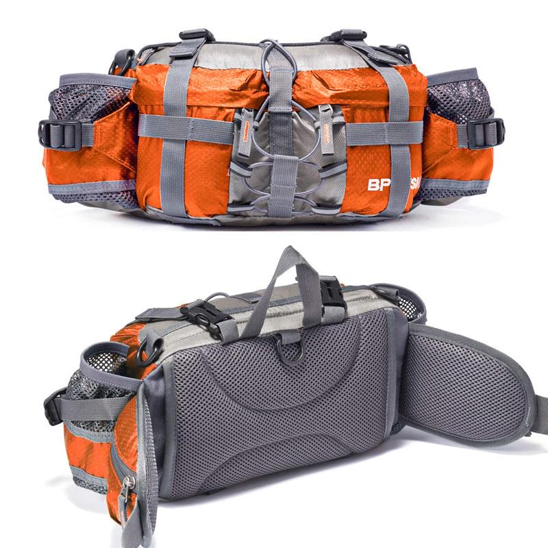 Hiking Hip Bag Waterproof Nylon Convertible Strap