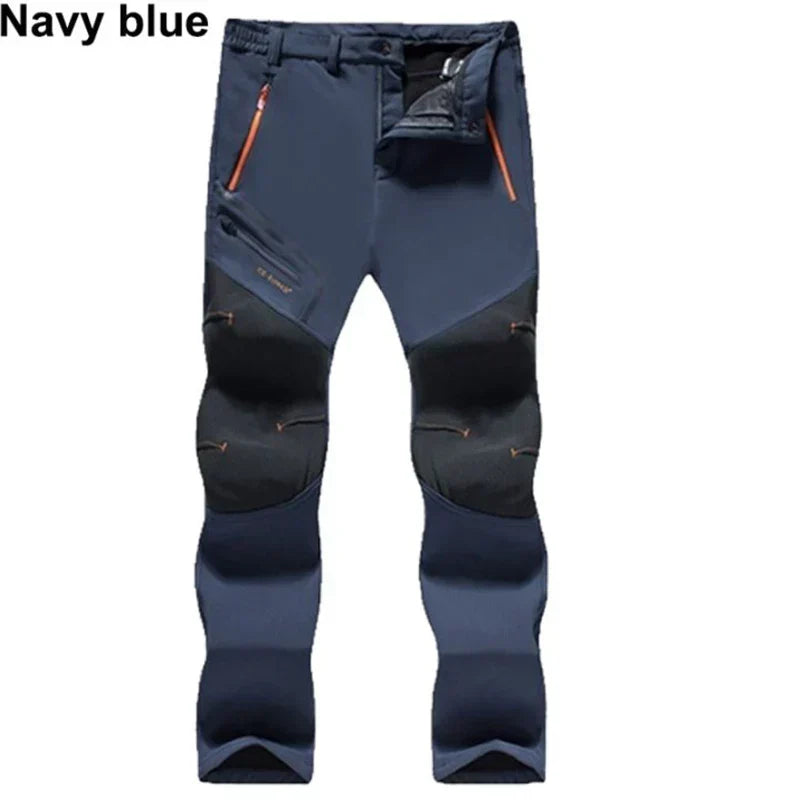 Hiking Pants Softshell Waterproof & Windproof Warm Lined