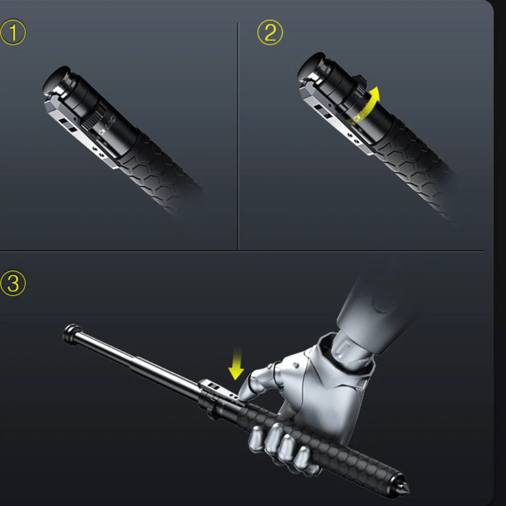 Hiking Pole One-Click Telescopic & Anti-Slip Grip
