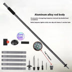 Hiking Pole Tactical Foldable Multi-Tool Carbon Steel Tip