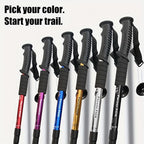 Hiking Pole Telescopic Foldable Non-Slip Grip