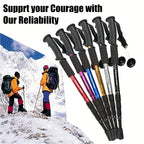 Hiking Pole Telescopic Foldable Non-Slip Grip