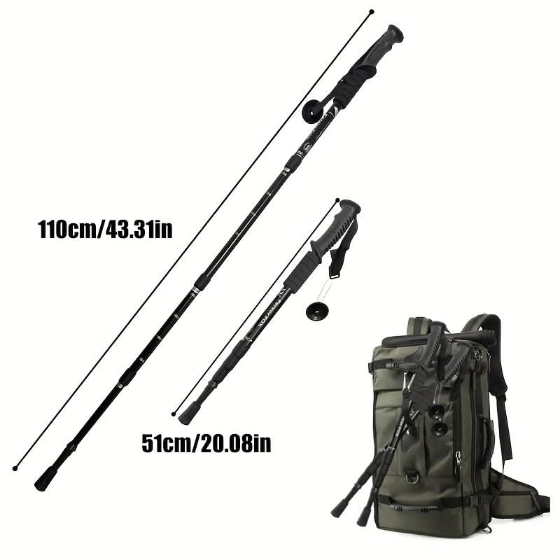 Hiking Pole Telescopic Foldable Non-Slip Grip