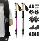 Hiking Poles Collapsible Lightweight Aluminum Adjustable Length