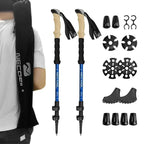 Hiking Poles Collapsible Lightweight Aluminum Adjustable Length