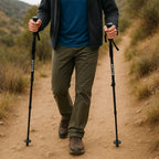 Hiking Poles Foldable Aluminum Adjustable