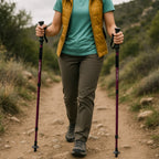 Hiking Poles Foldable Aluminum Adjustable